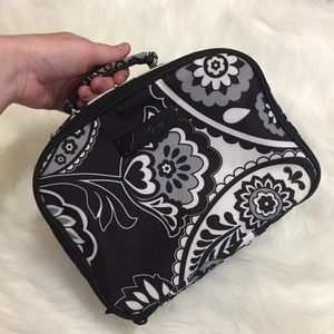 black and white vera bradley lunch bag box